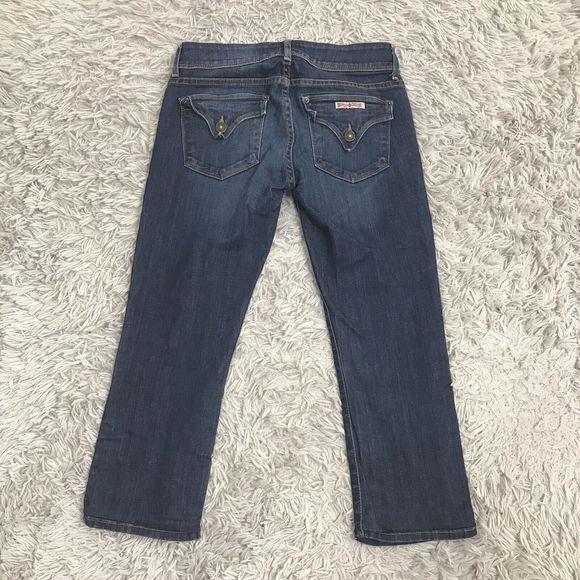 Hudson Skinny Jeans Size 26 Crop Midrise Flap Pocket Beth‎ WC176DMC - Picture 1 of 8